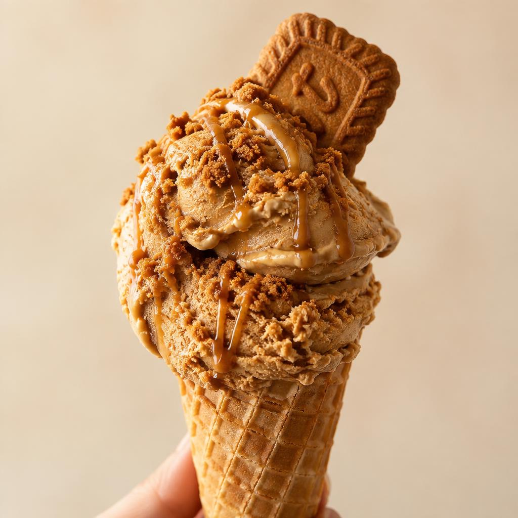 Gelato Ciasteczko Lotus — Fresh Gelato Caffe Gdańsk