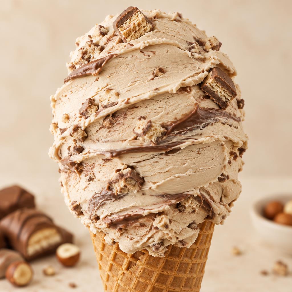 Kinder Bueno gelato — Fresh Gelato Caffè Gdańsk