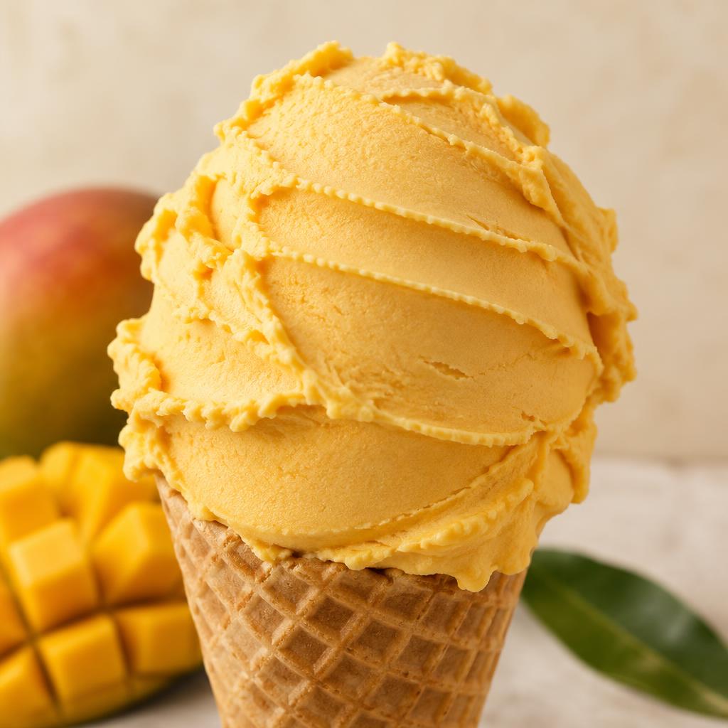 Mango gelato — Fresh Gelato Caffè Gdańsk