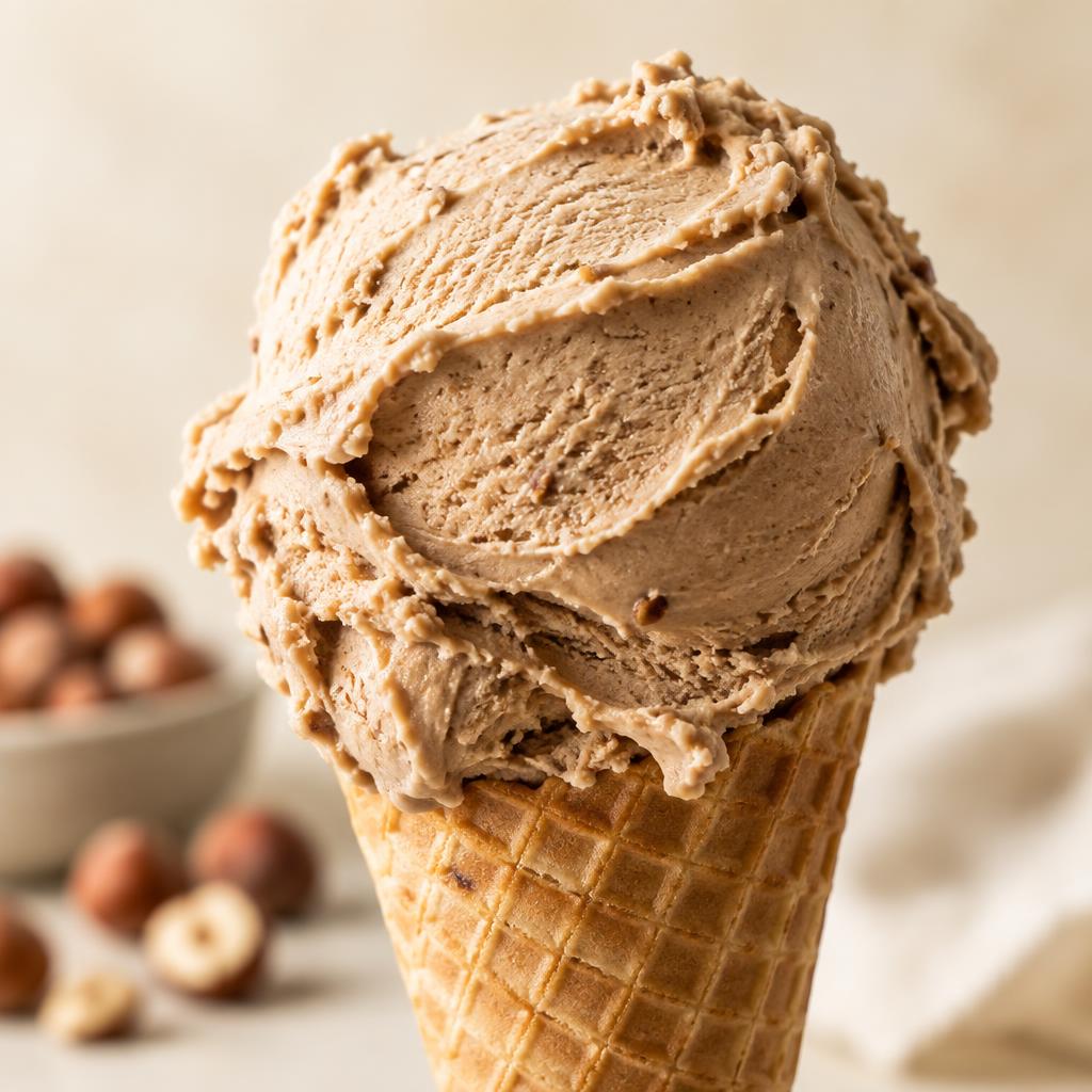 Gelato Nocciola — Fresh Gelato Caffe Gdańsk
