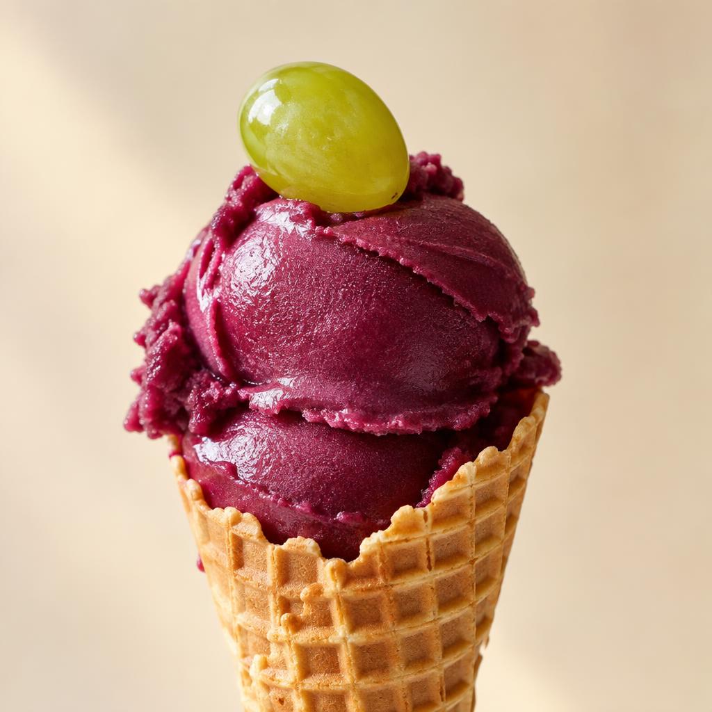 Gelato Sorbet Winogronowy — Fresh Gelato Caffe Gdańsk